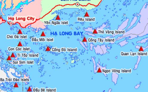 Bản đồ Vịnh Hạ Long