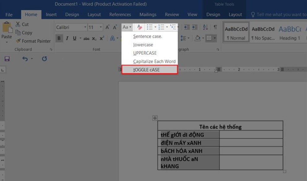 Hàm chuyển chữ HOA thành chữ thường và ngược lại trong Excel 16