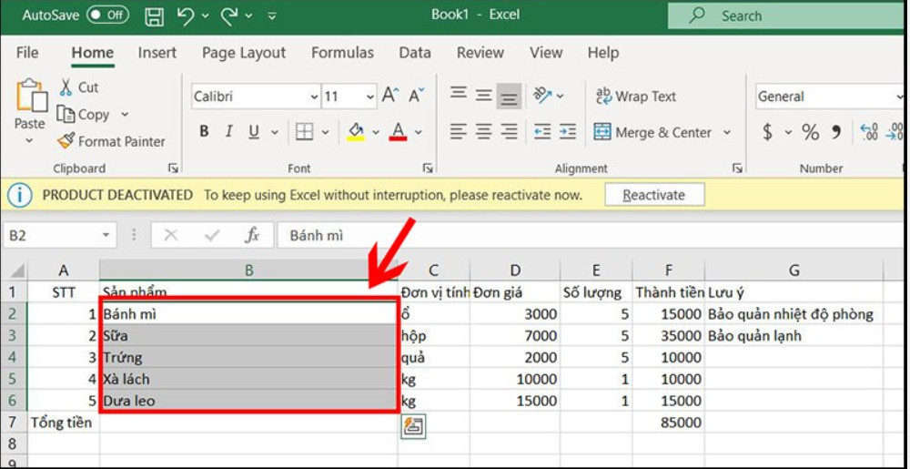 Hướng dẫn gộp nhiều ô thành 1 ô trong Excel không bị mất dữ liệu 1