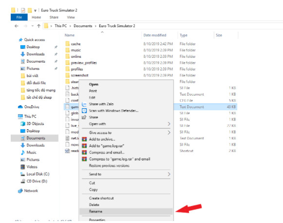 Cách hiện đuôi tập tin hoặc sửa đuôi file trên Windows 10 5