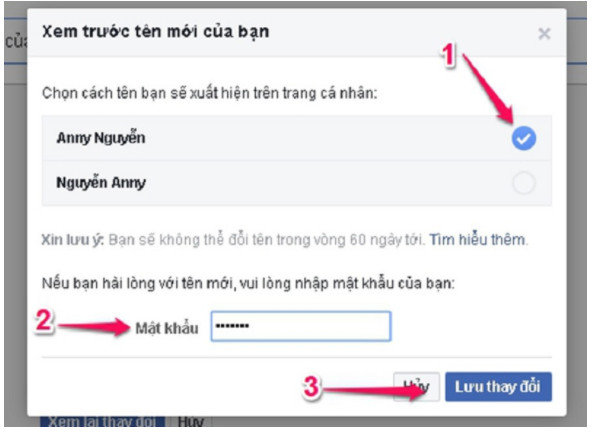 Hướng dẫn cách đổi tên facebook đơn giản nhanh nhất 2